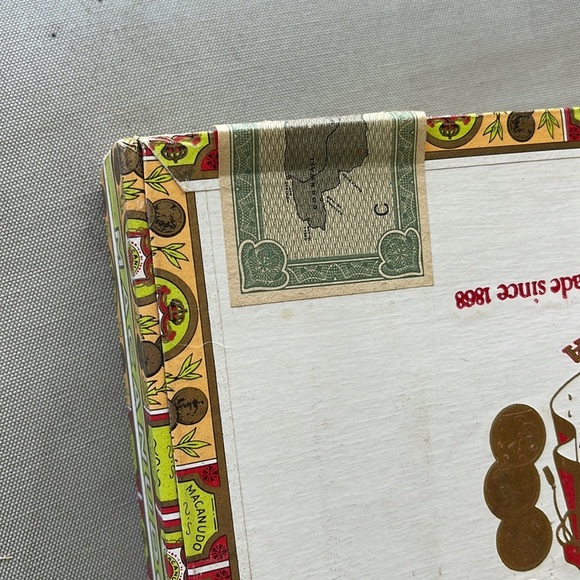Vintage Macanudo Baron De Rothschild Cafe Cigar Box Excellent Condition … - Picture 8 of 10